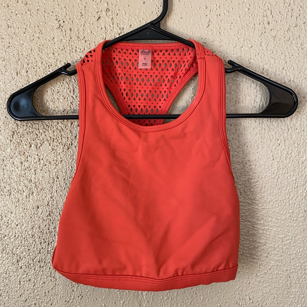 Beyond Yoga Red Sports Bra